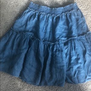 Kate Spade chambray skirt small Broome Street